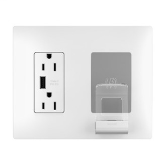 Pass & Seymour Radient White 3.1 USB Wireless Charger 15 Amp Receptacle Pass & Seymour Radient White 3.1 USB Wireless Charger 15 Amp Receptacle