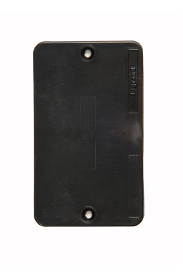 P&S 3054BK 1G BLACK BLANK COVER PLA P&S 3054BK 1G BLACK BLANK COVER PLA