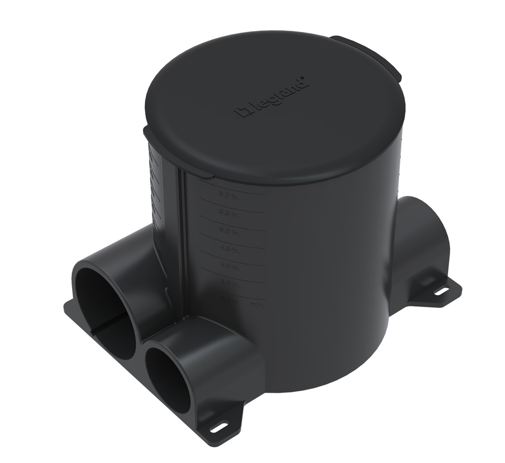 Wiremold RPNFB 2Gang NonMetallic Round Floor Box Viking Electric