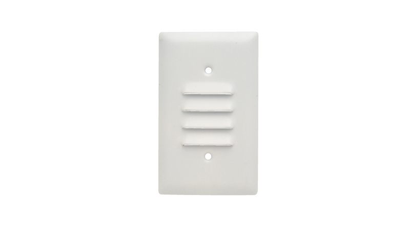 Pass & Seymour SS771-W 1-Gang Vertical Louver White Painted Smooth Brushed Stainless Steel Standard Wallplate Pass & Seymour SS771-W 1-Gang Vertical Louver White Painted Smooth Brushed Stainless Steel Standard Wallplate
