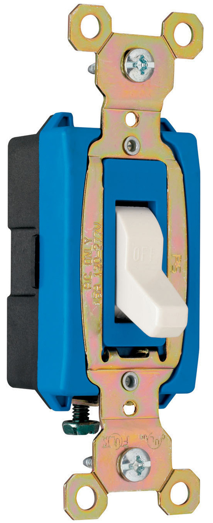 Pass & Seymour CSB15AC1-LA 15 Amp 120/277 VAC 1-Pole Light Almond Glass Reinforced Nylon Screw Mounting Toggle Switch Pass & Seymour CSB15AC1-LA 15 Amp 120/277 VAC 1-Pole Light Almond Glass Reinforced Nylon Screw Mounting Toggle Switch