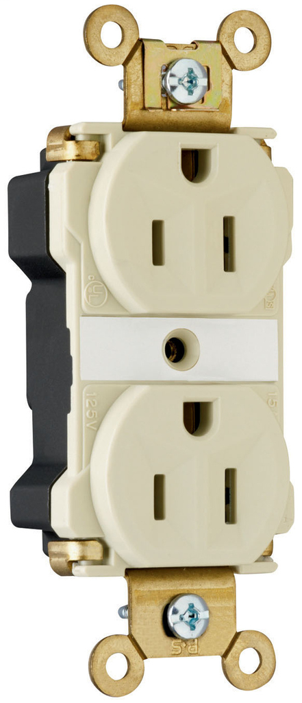 DUP RECEPT EHD 15A/125V IV DUP RECEPT EHD 15A/125V IV
