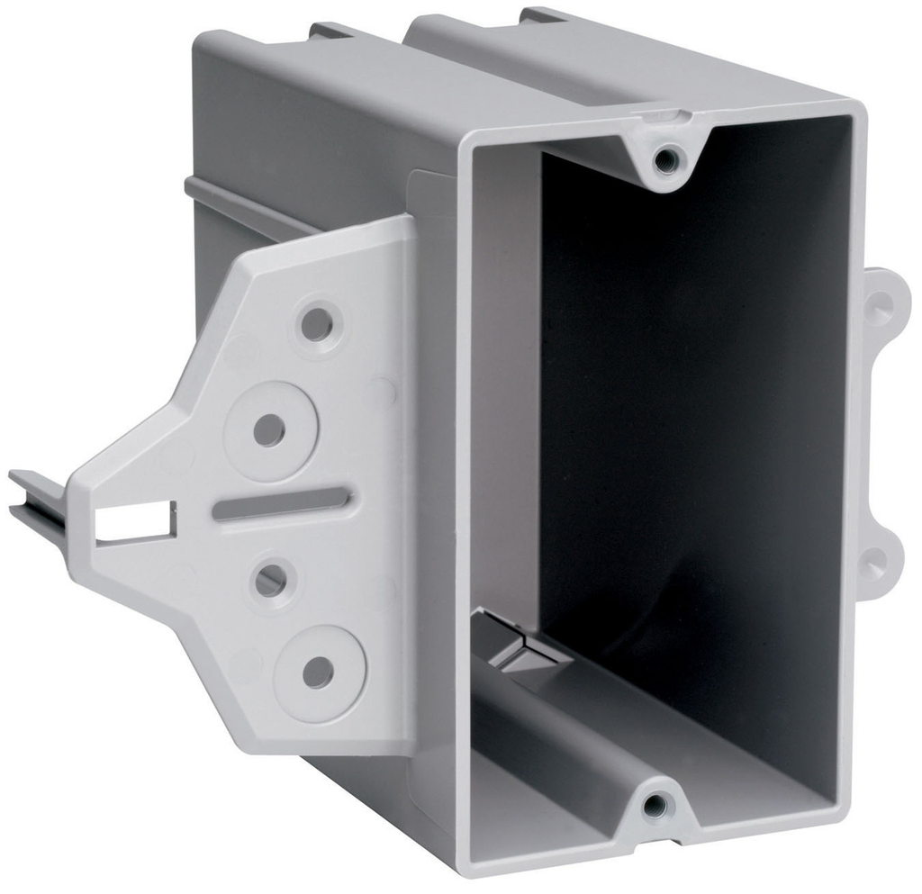 Pass & Seymour P122C 3-3/4 x 2-1/4 x 4 Inch 22 In 1-Gang Switch and Outlet Box with Mounting Hole Pass & Seymour P122C 3-3/4 x 2-1/4 x 4 Inch 22 In 1-Gang Switch and Outlet Box with Mounting Hole