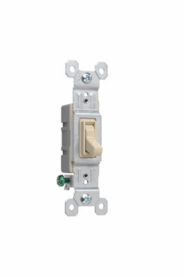 Pass & Seymour 660-IG 15 Amp 120 VAC 1-Pole Ivory Thermoplastic Screw Mounting Grounding Toggle Switch Pass & Seymour 660-IG 15 Amp 120 VAC 1-Pole Ivory Thermoplastic Screw Mounting Grounding Toggle Switch