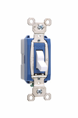 Pass & Seymour PS15AC1-W 15 Amp 120/277 VAC 1-Pole White Glass Reinforced Nylon Screw Mounting Toggle Switch Pass & Seymour PS15AC1-W 15 Amp 120/277 VAC 1-Pole White Glass Reinforced Nylon Screw Mounting Toggle Switch
