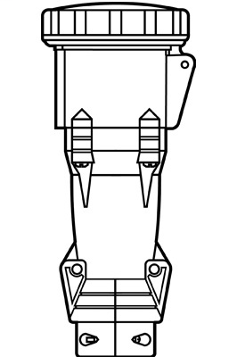P/S CONN 3W 30A 125V WT P/S CONN 3W 30A 125V WT