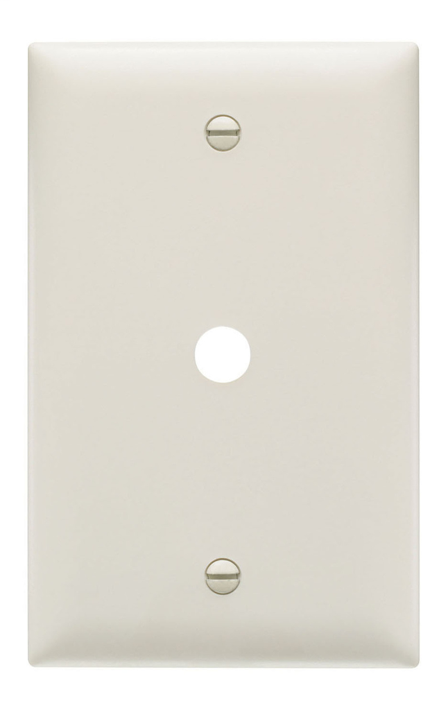 Pass & Seymour TP11-LA 1-Gang 1-Telephone/Cable Outlet Light Almond Nylon Standard Unbreakable Communication Wallplate Pass & Seymour TP11-LA 1-Gang 1-Telephone/Cable Outlet Light Almond Nylon Standard Unbreakable Communication Wallplate