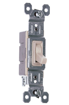 Pass & Seymour 660-LAG 15 Amp 120 VAC 1-Pole Light Almond Thermoplastic Screw Mounting Grounding Toggle Switch Pass & Seymour 660-LAG 15 Amp 120 VAC 1-Pole Light Almond Thermoplastic Screw Mounting Grounding Toggle Switch