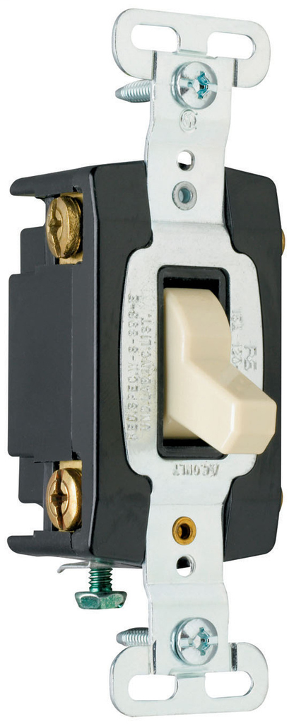 Pass & Seymour PS15AC4W White Industrial Extra Heavy Duty Specification Grade Switch Pass & Seymour PS15AC4W White Industrial Extra Heavy Duty Specification Grade Switch