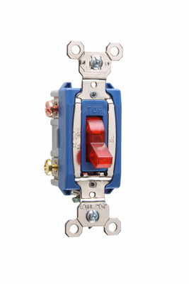 Pass & Seymour PS15AC3-RPL 15 Amp 120 VAC 3-Way Red Glass Reinforced Nylon Screw Mounting Pilot Lighted Toggle Switch Pass & Seymour PS15AC3-RPL 15 Amp 120 VAC 3-Way Red Glass Reinforced Nylon Screw Mounting Pilot Lighted Toggle Switch