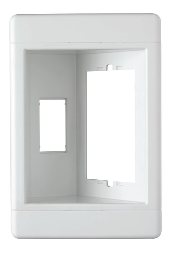 Single-Gang Recessed TV Box (Frame Only), White