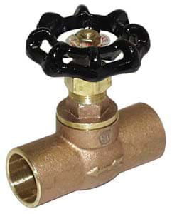 3/4" S-501 No Lead Brass Stop Valve