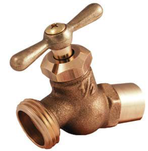 3/4"X 1/2" S535 No Lead No Kink Brass Hose Bibb