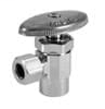 1/2 SWT x 1/2" OD S-581 No Lead Chrome Brass Angle Multi-Turn Stop Valve (R-39)