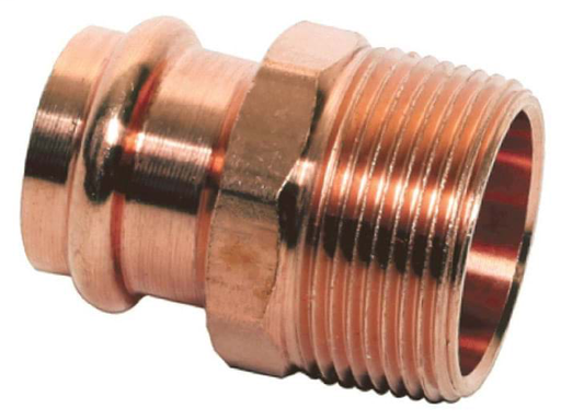 1/2" x 3/4" Press x MNPT Reducer Adapter