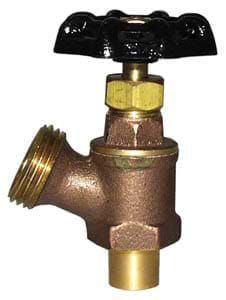 1/2" S-524 Sweat (solder) Brass Brass Boiler Drain Valve