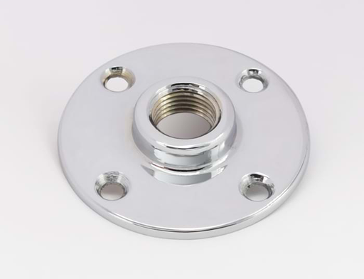 1/2" Chrome Plated Threaded Cast Bronze Flange, FNPT