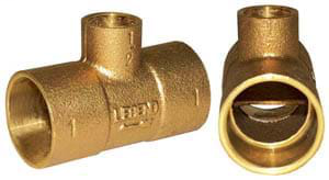 3/4"x1/2" T-570 Cast Brass Monoflow Tee
