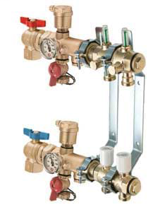 M-8000AP Modular Angle-Pro – includes all required pieces to create basic 2-port 1” modular manifold.