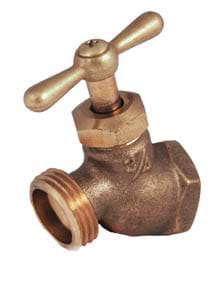 3/4" T534 No Lead No Kink Brass Hose Bibb