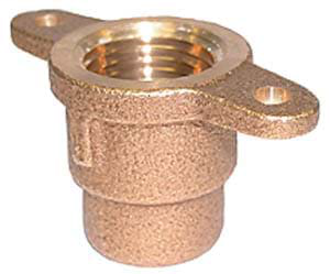 1/2” FNPT x Sweat Wing Adapter, Cast Brass