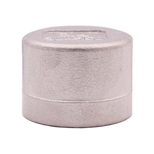 1" .316 Stainless Steel Cap, FNPT