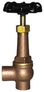 1/2" S-505 No Lead Brass Long Bonnet Stop Valve