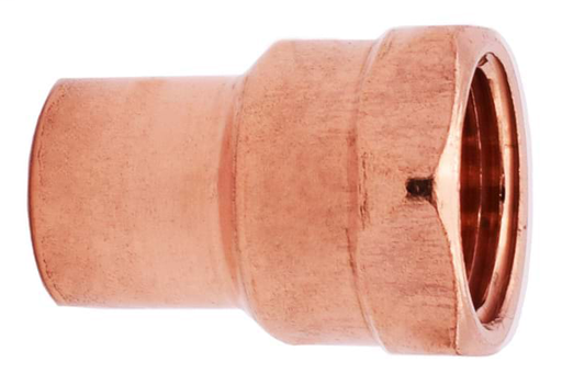 3/4" (ID) 7/8" x 3/4"(OD) Copper FNPT Adapter, C x FNPT