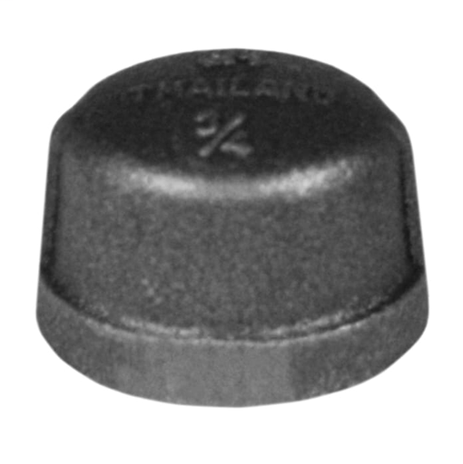 2-1/2" China Black Cap FNPT