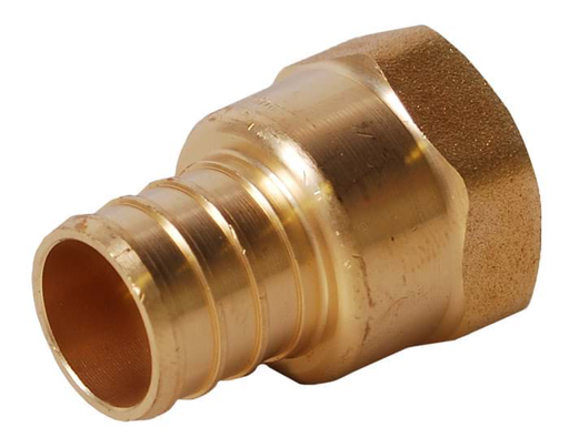 1-1/2" PEX x FNPT Adapter No Lead/ DZR Forged Brass Fitting