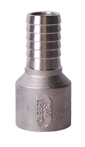 1-1/2" .304 Stainless Steel Insert x FNPT Adapter