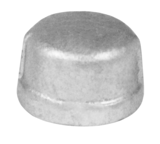1/2" China Galvanized Cap FNPT