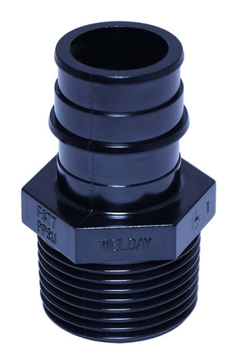 3/4" PPSU F 1960 PEX x MNPT Adapter
