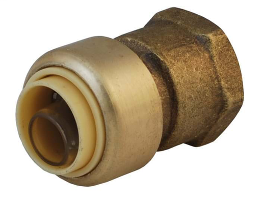 1” x 1” InstaLoc II No Lead, DZR Forged Brass Push Fit x MNPT Adapter