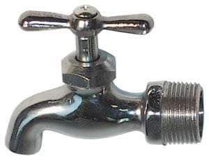 1/2" T-532CP Chrome Brass Hose Bibb