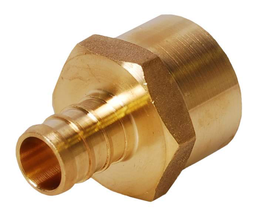 1" x 1" PEX x FTG Adapter No Lead/ DZR Forged Brass Fitting