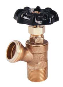 1/2" T-521 Brass Brass Boiler Drain Valve