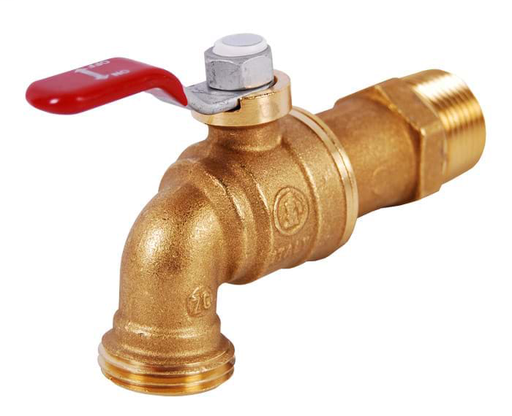 3/4" T540 No Lead Brass Water Heater Drain Ball Valve
