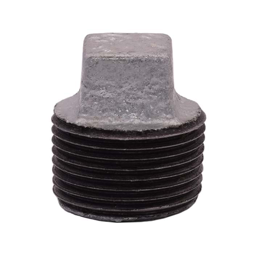 1/8" SA Galvanized Square Head Plug MNPT