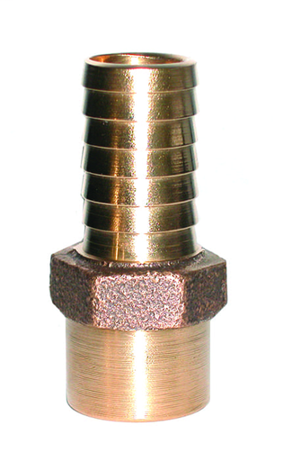 1-1/4" No Lead Bronze Insert x Solder Adapter