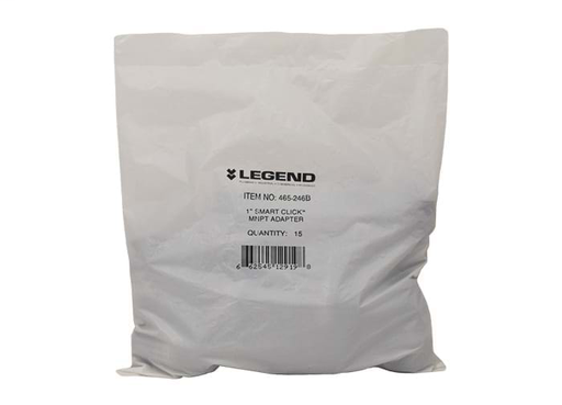 1/2" SmartClick PE-RT & PEX Connector MNPT Adapter Contractor Pack, 40 per bag