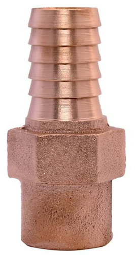 1-1/4" Bronze Insert x Solder Adapter