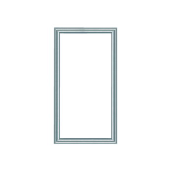 42" Legrand Custom Door, Brushed Aluminum Frame, Smoke Insert