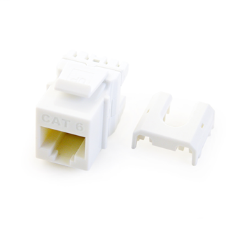 WP3476-WH - Cat 6 Quick Connect RJ45 Keystone Insert, White