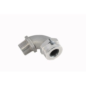 Aluminum Cord Grip, 1/2" 90-Degree, .18-.25 OD Range