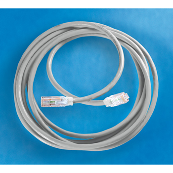 Clarity 5E Modular Patch Cord, 3', gray