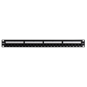 Cat 6A 24 Port Rack Mount Patch Panel