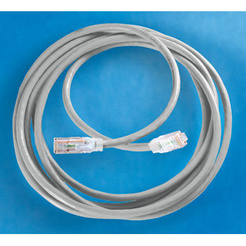 Clarity 6 Modular Patch Cord, 3', gray
