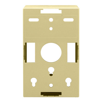 Single Gang Surface Mount Box, Ivory