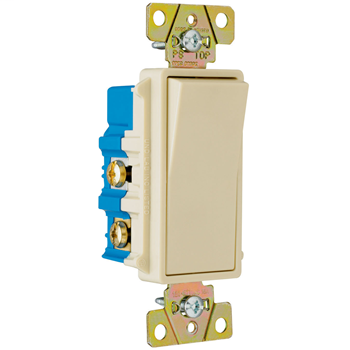 Specification Grade Decorator Switch, Ivory